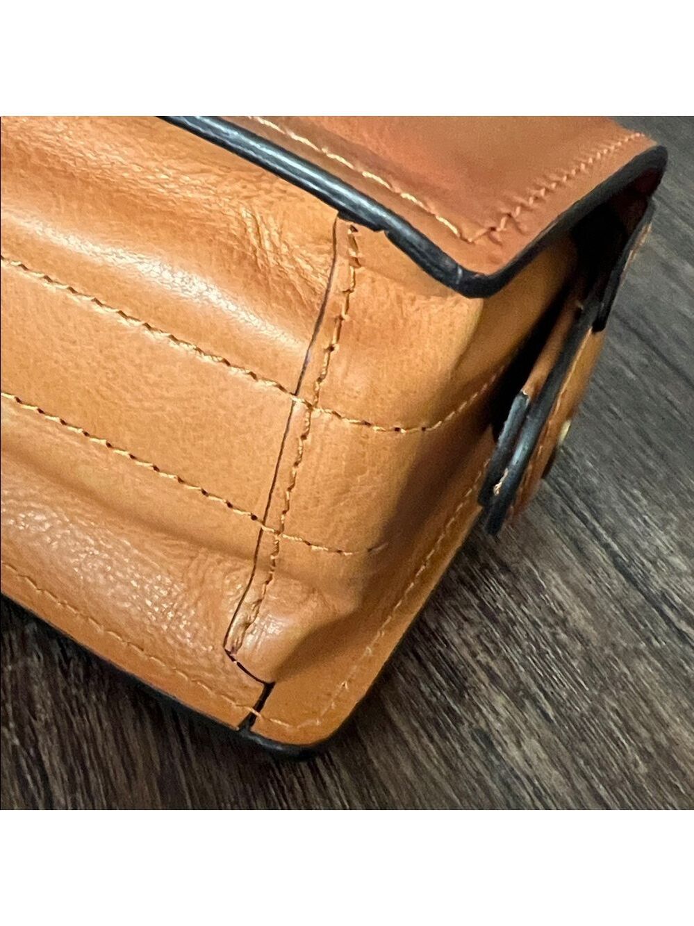 Pratesi Brown Leather Satchel - Picture 9 of 11